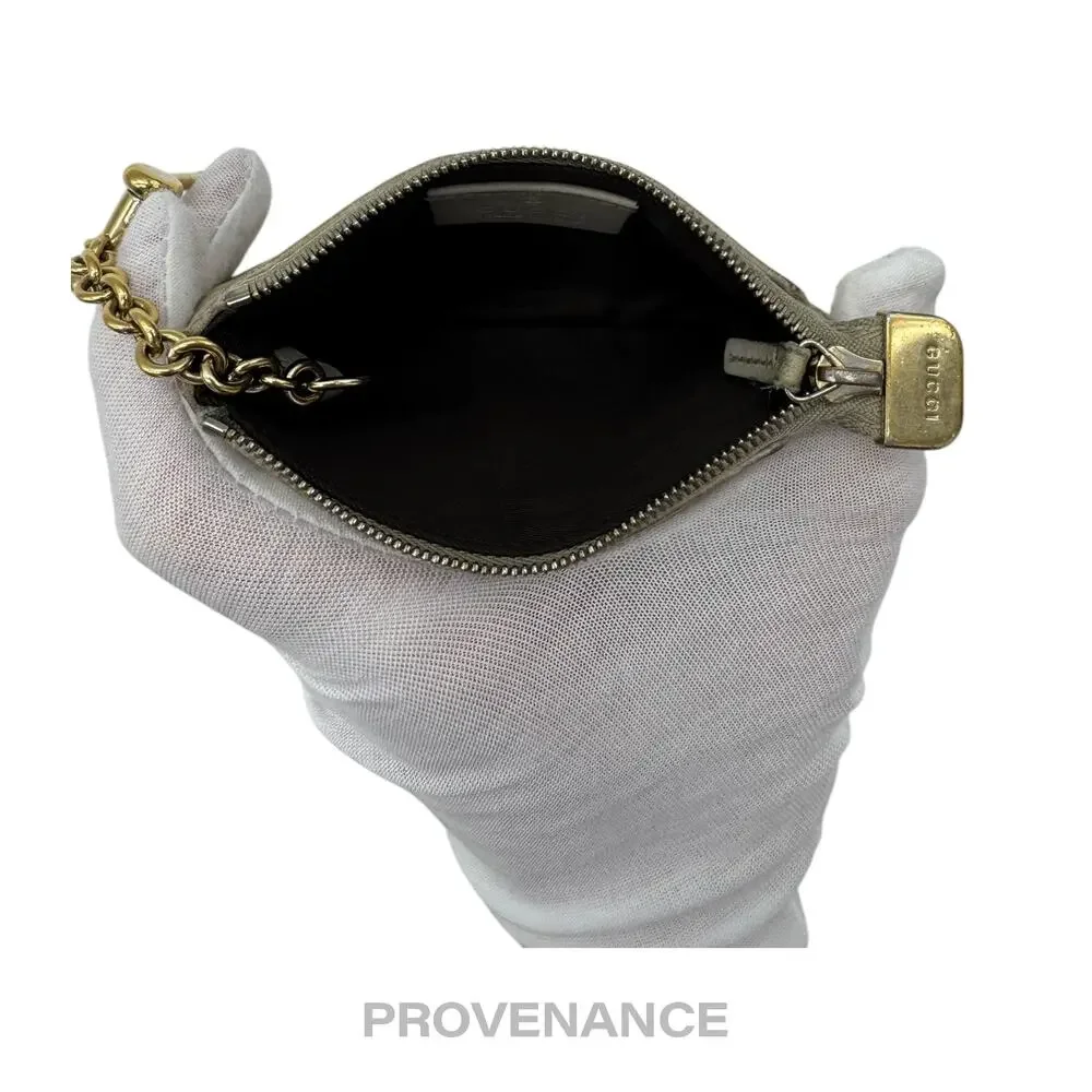 🔴 Gucci Key Pouch Cles - Ivory Chalk GG Guccissima Leather - Picture 6 of 8